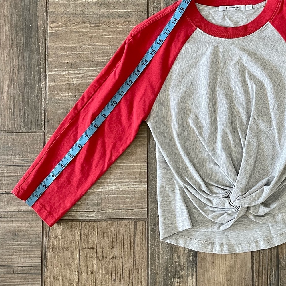 T By Alexander Wang High Twist Front Top In Cherr… - image 7